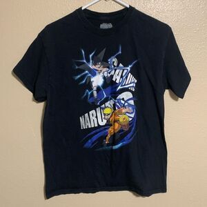 Viz Media Naruto Unisex T-Shirt Size M Black